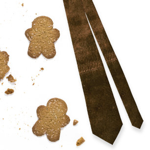 Suede Seam Kijk van leder ・ Double Sided Stropdas