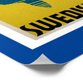 Suede Sweden  scheepsreclame Poster (Hoek)