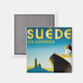 Suede via Lonres Magneet (Voorkant / Achterkant)
