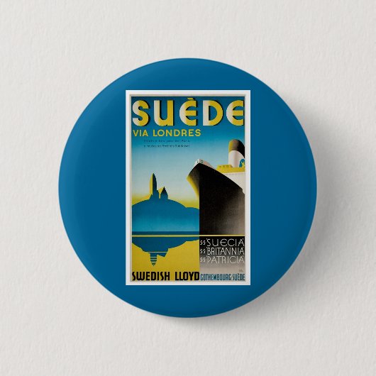 Suede via Lonres Ronde Button 5,7 Cm (Voorkant)