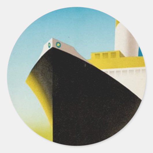 Suede via Lonres Ronde Sticker (Voorkant)