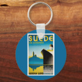 Suede via Lonres Sleutelhanger (Voorkant)