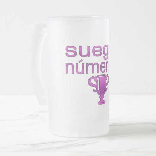 Suegra Número 1 Matglas Bierpul (Voorkant links)