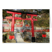 Suehiro Ogami Shrine (Fortuin Kikker Shrine) Kaart (Voorkant Horizontaal)