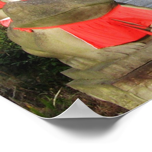 Suehiro Ogami Shrine (Fortuin Kikvors Shrine) Poster (Hoek)