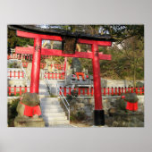 Suehiro Ogami Shrine (Fortuin Kikvors Shrine) Poster (Voorkant)