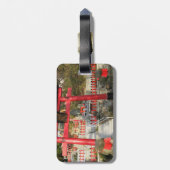 Suehiro Ogami Shrine (Fortune Frog Shrine) Bagagelabel (Achterkant verticaal)