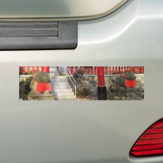 Suehiro Ogami Shrine (Fortune Frog Shrine) Bumpersticker (Op auto)