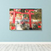 Suehiro Ogami Shrine (Fortune Frog Shrine) Canvas Afdruk (Insitu (Houten vloer))