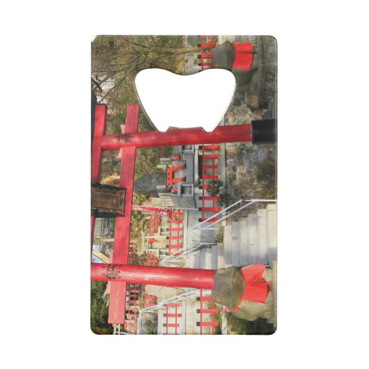 Suehiro Ogami Shrine (Fortune Frog Shrine) Creditkaart Flessenopener (Achterkant)