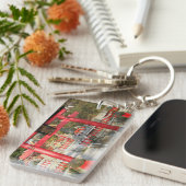 Suehiro Ogami Shrine (Fortune Frog Shrine) Sleutelhanger (Voorkant Rechts)