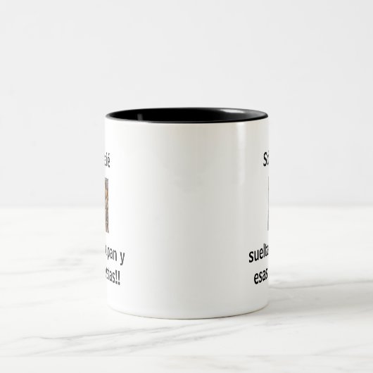 Suelta's pan tweekleurige koffiemok (Center)