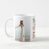 "Sueña en Grande Actúa Fuerte" 2 aangepaste foto's Koffiemok (Links)