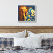 “Sueño en Azul” – Lienzo decorativo Canvas Afdruk (Insitu (Slaapkamer))