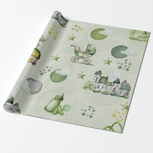 Sueños para bebés cadeaupapier (Uitgerold)