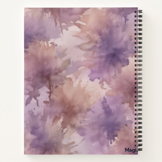 Sueños Púrpuras Notitieboek (Achterkant)