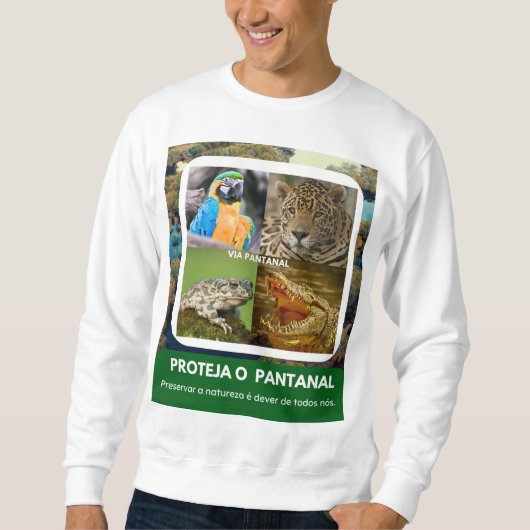 Suéter Básico Masculino Pantanal Trui (Voorkant)