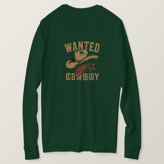 sueter de cawboy t-shirt (Design achterkant)