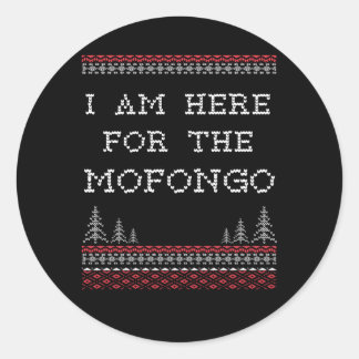 Sueter Feo Navidad Mofongo Spaans Lelijk Ronde Sticker