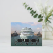 Suez Canal Briefkaart (Staand voorkant)