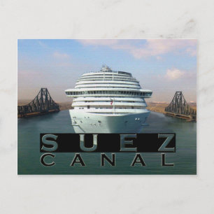 Suez Canal Briefkaart