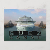 Suez Canal Briefkaart (Voorkant)