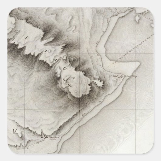 Suez, Egypte Vierkante Sticker (Voorkant)