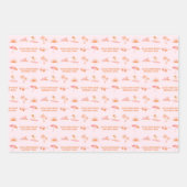 Sufer Meisje Verjaardag Gift Wrap Inpakpapier Vel (Voorkant)