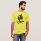 Suffer kop niet goed. Regelmatig T-Shirt (Voorkant volledig)