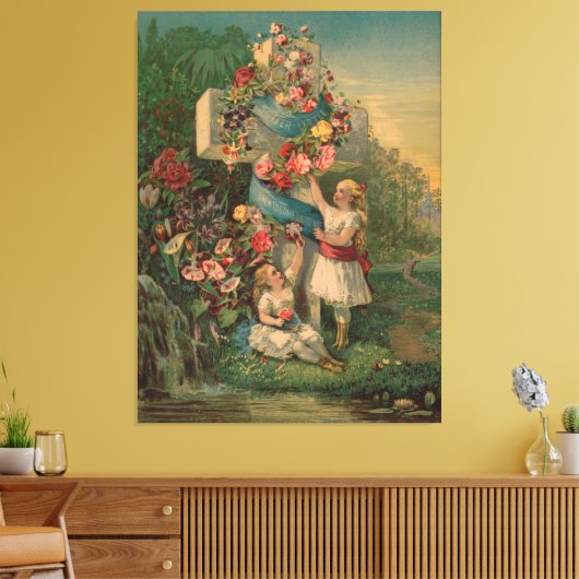 Suffer little children to come unto me  canvas afdruk (Insitu (Woonkamer))