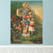 Suffer little children to come unto me  canvas afdruk (Insitu (Houten vloer))