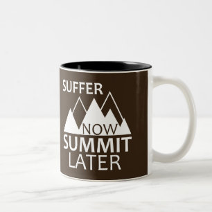 Suffer Now Summit later Tweekleurige Koffiemok