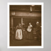 Sufferers uit de overstroming, uit 'Street Life in Poster (Voorkant)