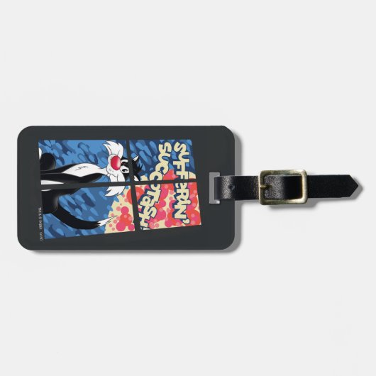 "Sufferin' Succotash" SYLVESTER™ achter het venste Bagagelabel (Voorkant horizontaal)