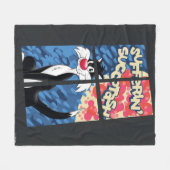 "Sufferin' Succotash" SYLVESTER™ achter het venste Fleece Deken (Voorkant (Horizontaal))