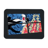 "Sufferin' Succotash" SYLVESTER™ achter het venste Magneet (Horizontaal)