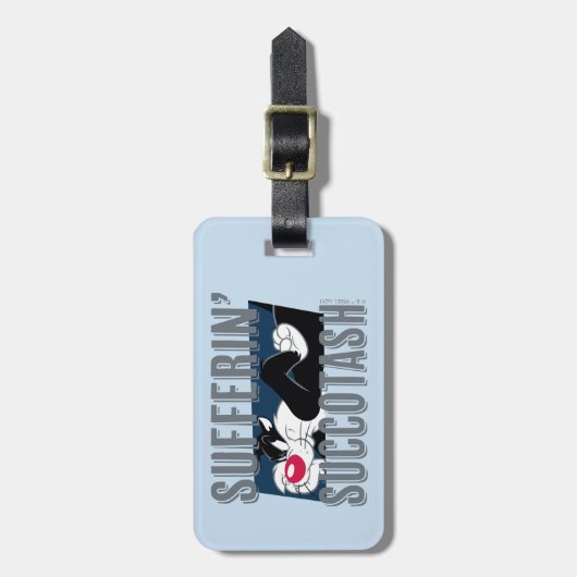 Sufferin' Succotash SYLVESTER™ Cut-Out Bagagelabel (Voorkant verticaal)