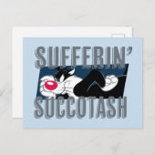 Sufferin' Succotash SYLVESTER™ Cut-Out Briefkaart (Voorkant / Achterkant)