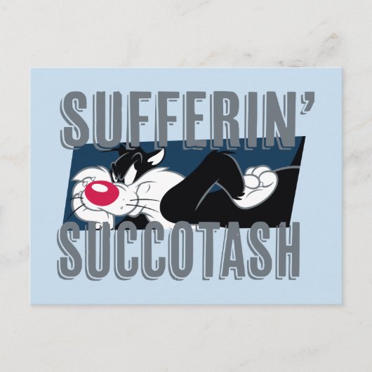 Sufferin' Succotash SYLVESTER™ Cut-Out Briefkaart (Voorkant)