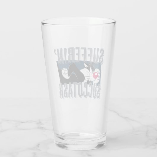 Sufferin' Succotash SYLVESTER™ Cut-Out Glas (Achterkant)
