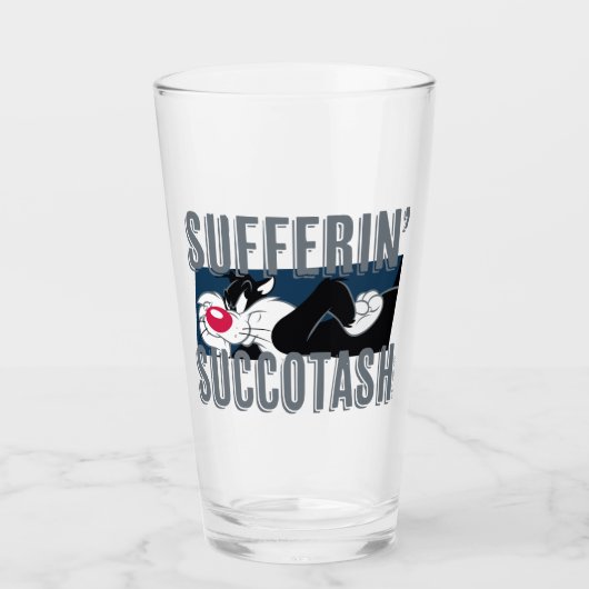 Sufferin' Succotash SYLVESTER™ Cut-Out Glas (Voorkant)