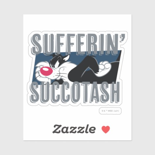 Sufferin' Succotash SYLVESTER™ Cut-Out Sticker (Vel)