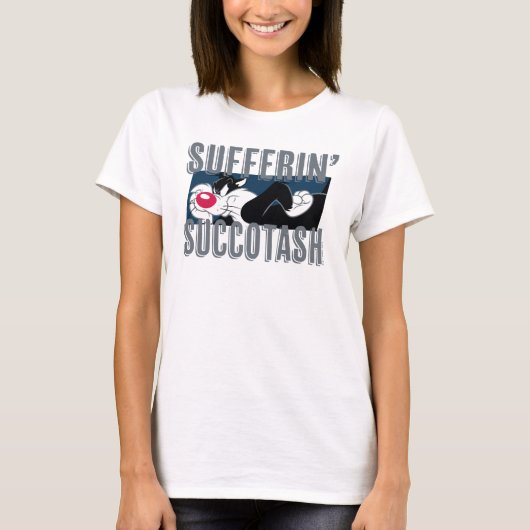 Sufferin' Succotash SYLVESTER™ Cut-Out T-shirt (Voorkant)