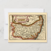 "Suffolck" Suffolk County Map Kaart (Voorkant)