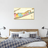 Suffolk County Canvas Afdruk (Insitu (Slaapkamer))