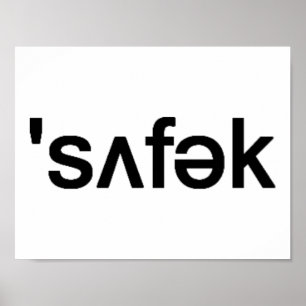 Suffolk County Long Island Phonetic Spelling Poster