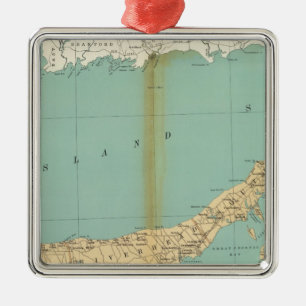 Suffolk County Metalen Ornament