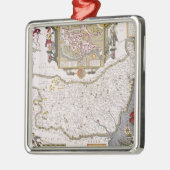 Suffolk en de situatie in Ipswich Metalen Ornament (Links)