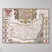 Suffolk en de situatie in Ipswich Poster (Voorkant)