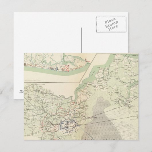 Suffolk en omgeving briefkaart (Voorkant / Achterkant)